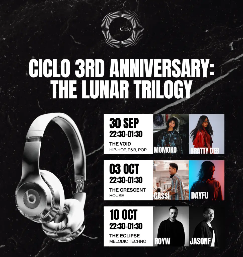 Ciclo 三周年 · The Void · 活动海报